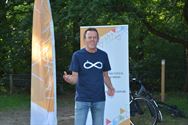 De vernieuwde mountainbikeroute is ingereden