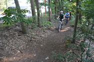 De vernieuwde mountainbikeroute is ingereden