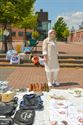 Rommelmarkt maakt van Marktplein tropische plek
