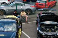 Veel auto's en toeschouwers op Japfest