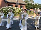 Sacramentsprocessie trok uit onder stralende zon