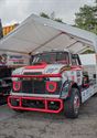 De racetrucks hebben al van katoen gegeven