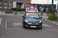 Jasper en Jordi fietsten mee met de politie