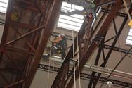 Monumentenwachters oefenen 55 meter hoog