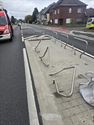 Crash met gloednieuwe auto in Guido Gezellelaan