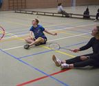 Beperkt aantal rolstoelbadmintonners in Berkenbos