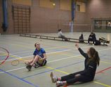 Beperkt aantal rolstoelbadmintonners in Berkenbos