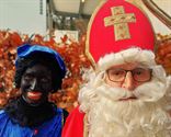 De Sint bracht een bezoek aan de Blauwe Wijk