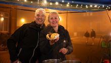 Gezellig toeven en proeven op kerstmarkt