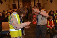 Scouts brachten het Vredeslicht naar Eversel