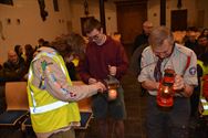 Scouts brachten het Vredeslicht naar Eversel