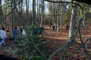 Veel deelnemers aan Winterborrelwandeling