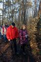 Veel deelnemers aan Winterborrelwandeling