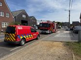 Brand in achterbouw in de Schaapsweg