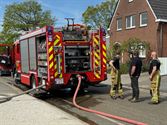 Brand in achterbouw in de Schaapsweg
