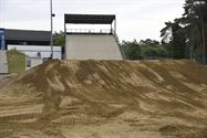 De nieuwe BMX-track krijgt dagelijks meer gestalte