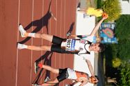 Kranige jeugdatleten trotseren de hitte