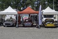 De kranige oudjes in volle actie op Historic GP