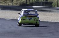 De kranige oudjes in volle actie op Historic GP