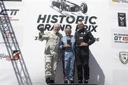 De kranige oudjes in volle actie op Historic GP