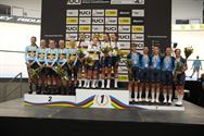Belgische dames winnen zilver per ploeg