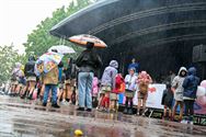 En toch bleef de sfeer erin op Kleurrijk Plein