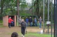 Moedige schutters trotseren slecht weer