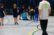 Kinderen amuseerden zich op de sportbeurs