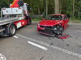 Ravage na inhaalmaneuvre op Beringersteenweg