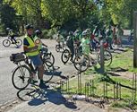 Fietsersbond begeleidt leerlingen De Linde