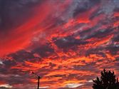 Wat een bijzondere lucht vanavond