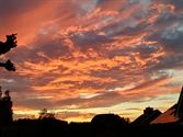 Wat een bijzondere lucht vanavond