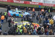 Amerikaanse sfeer hing ook in de paddock