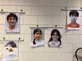 Een maand lang creatieve kinderkunst in de bib