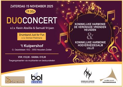 Duo-concert - harmonie Heusden en Lillo