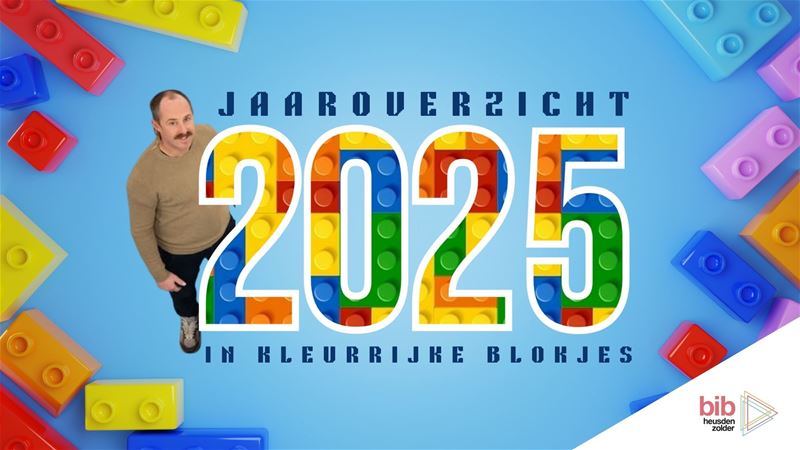 2025 in kleurrijke blokjes