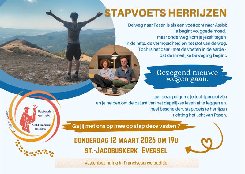 Stapvoets herrijzen.