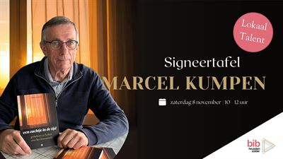 Signeertafel Marcel Kumpen