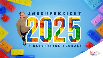 2025 in kleurrijke blokjes
